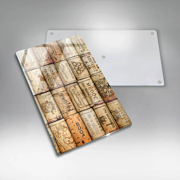 Üveg vágódeszka Régi bordugók