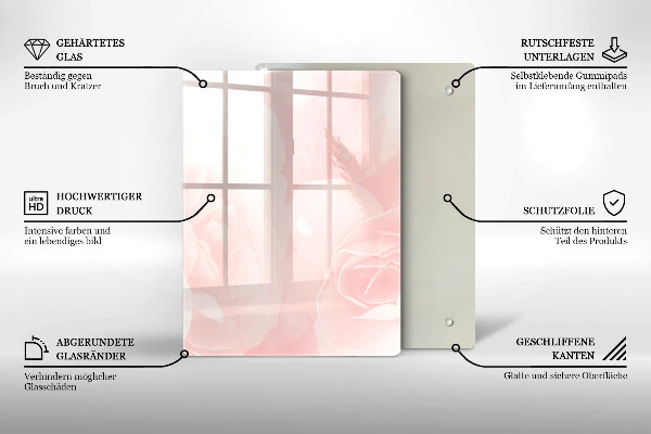 Üveg vágódeszka Modern márvány