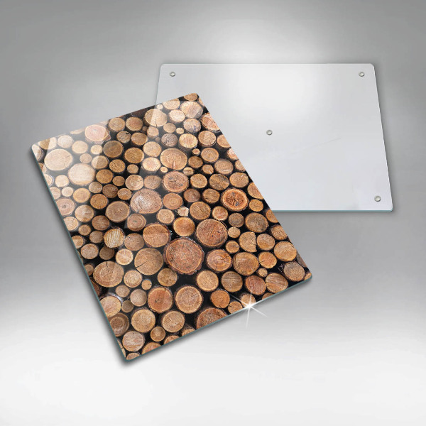 Üveg vágódeszka Fatörzsek
