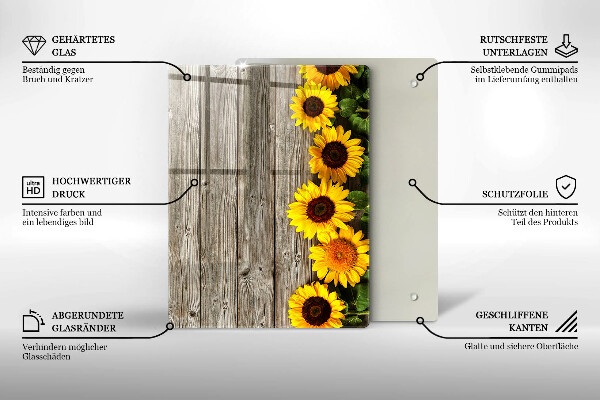 Üveg vágódeszka Fatörzsek