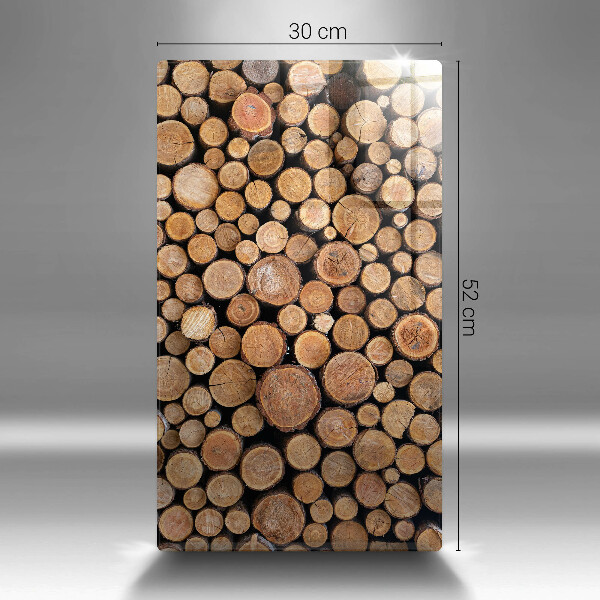 Üveg vágódeszka Fatörzsek