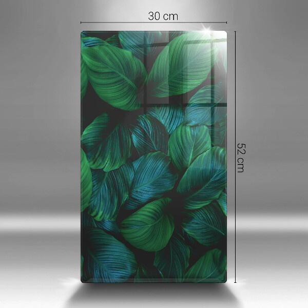 Üveg vágódeszka Dzsungel levelei