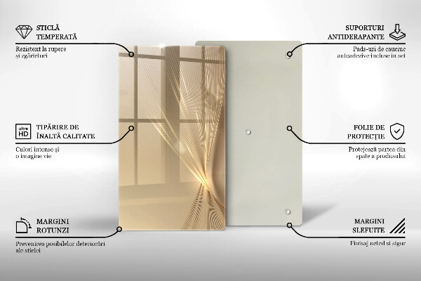 Üveg vágódeszka Modern absztrakció