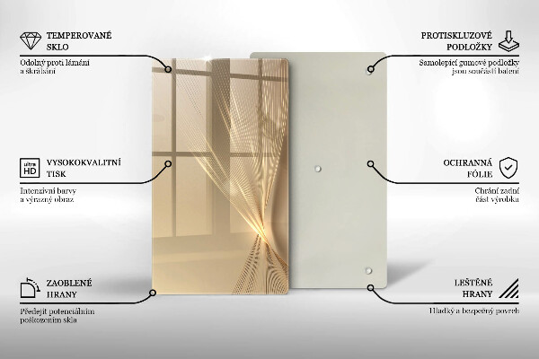 Üveg vágódeszka Modern absztrakció