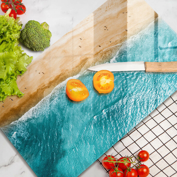 Üveg vágódeszka Tengerpart és tenger