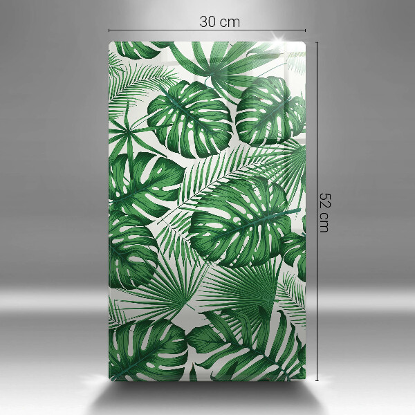 Üveg vágódeszka Monstera levelek