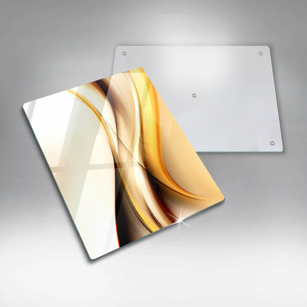 Üveg vágódeszka Absztrakt füst vonalak