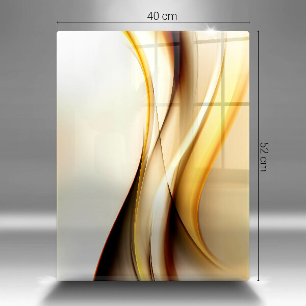 Üveg vágódeszka Absztrakt füst vonalak