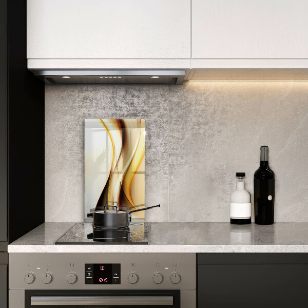 Üveg vágódeszka Absztrakt füst vonalak