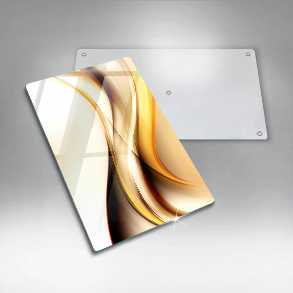 Üveg vágódeszka Absztrakt füst vonalak