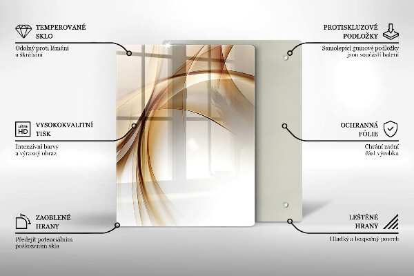 Üveg vágódeszka Tavaszi rózsaszín virágok