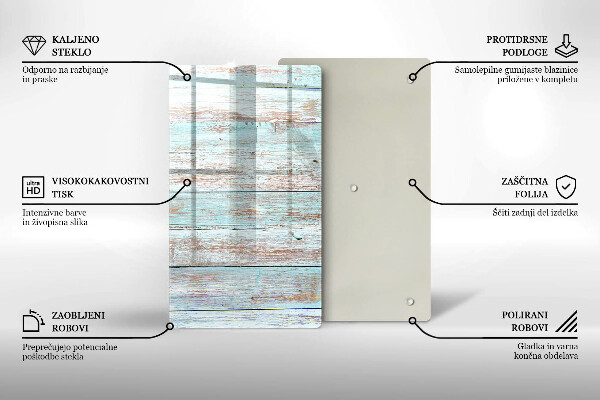 Üveg vágódeszka Régi vintage táblák