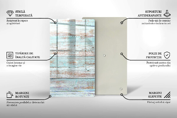 Üveg vágódeszka Régi vintage táblák