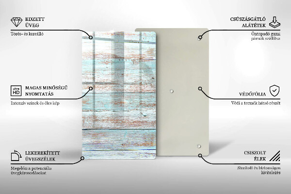 Üveg vágódeszka Régi vintage táblák