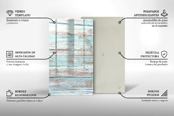 Üveg vágódeszka Régi vintage táblák