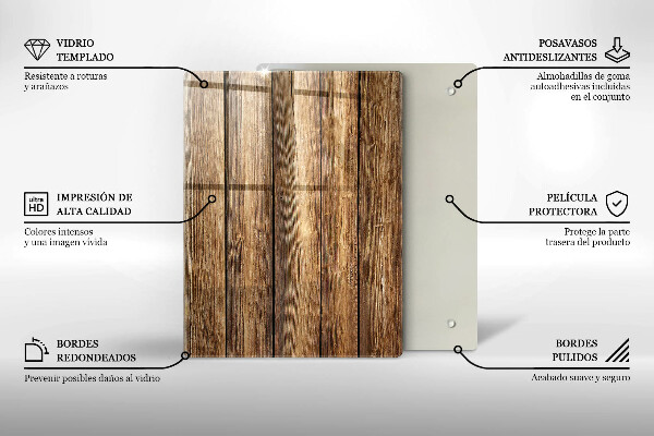 Üveg vágódeszka Virágok a táblákon