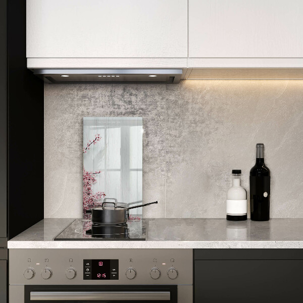 Üveg vágódeszka Virágok a táblákon