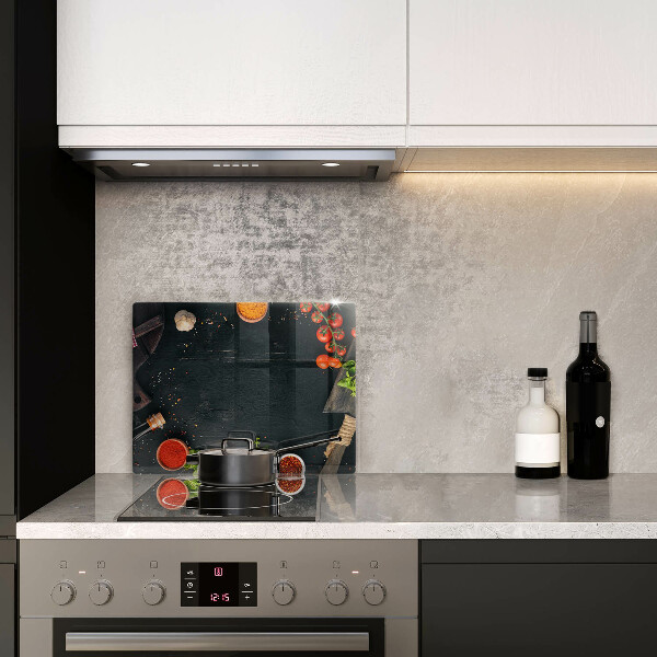 Üveg vágódeszka koktélparadicsom