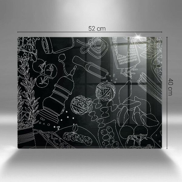 Üveg vágódeszka Konyhai kiegészítők