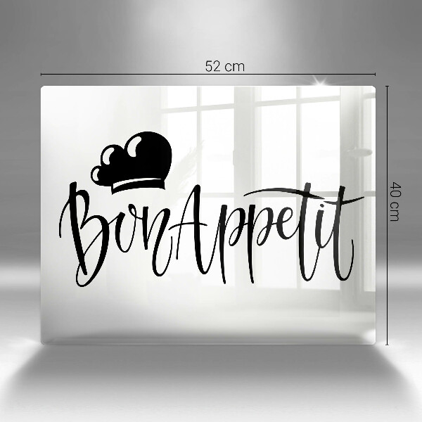 Üveg vágódeszka Bon Appetit