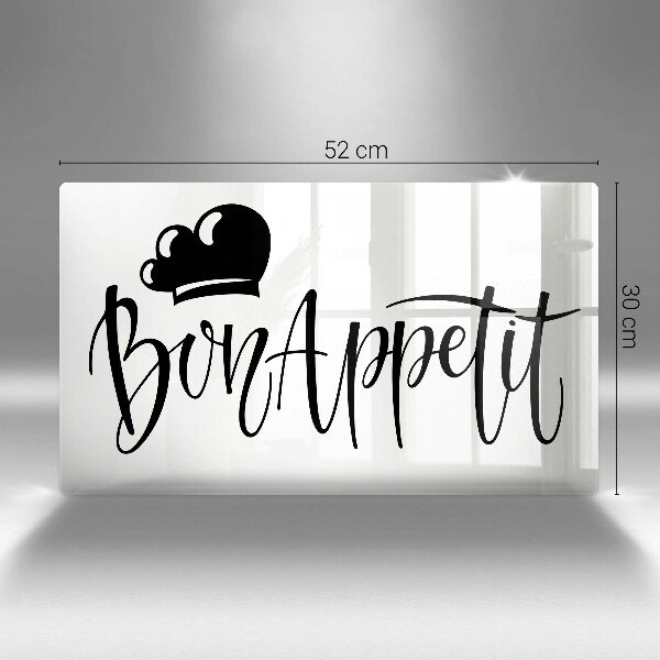Üveg vágódeszka Bon Appetit