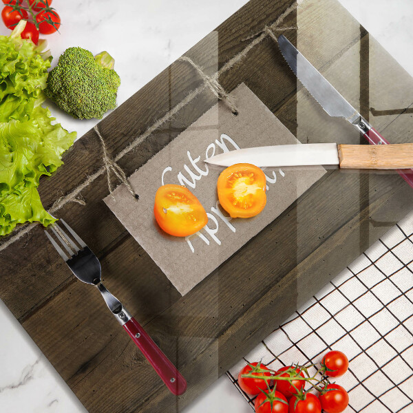 Üveg vágódeszka Guten Apetit