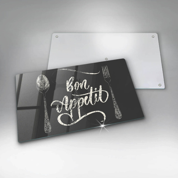 Üveg vágódeszka Bon Appetit