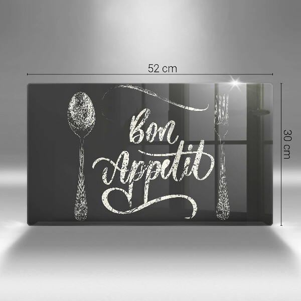Üveg vágódeszka Bon Appetit