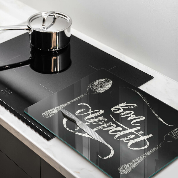 Üveg vágódeszka Bon Appetit