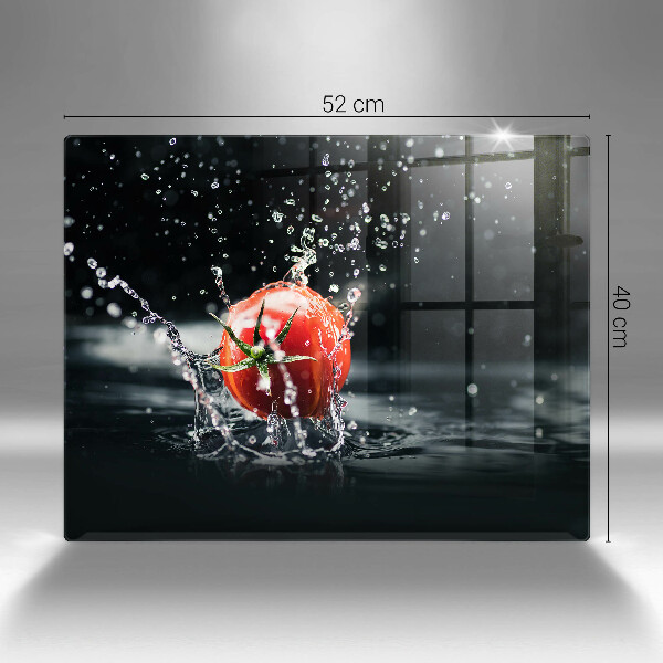 Üveg vágódeszka Paradicsom vízben