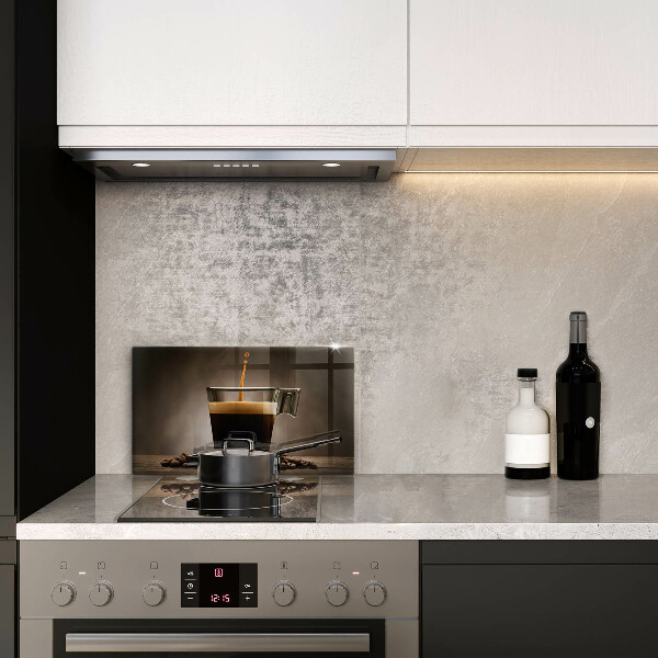 Üveg vágódeszka Üveg és kávébab