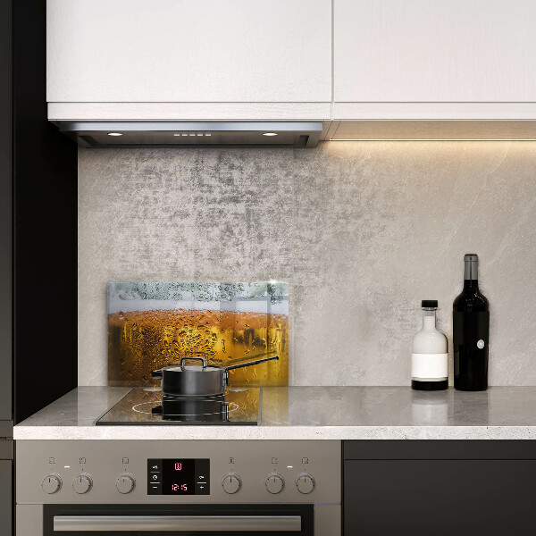 Üveg vágódeszka Nedves pohár sör