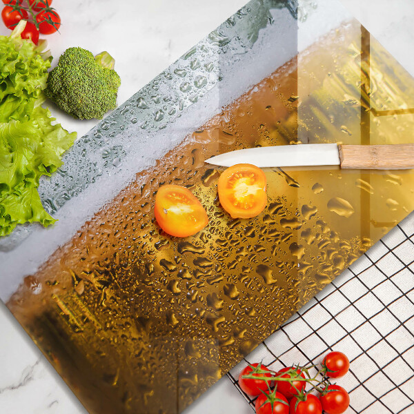 Üveg vágódeszka Nedves pohár sör