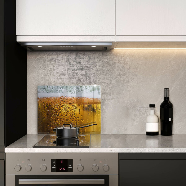 Üveg vágódeszka Nedves pohár sör