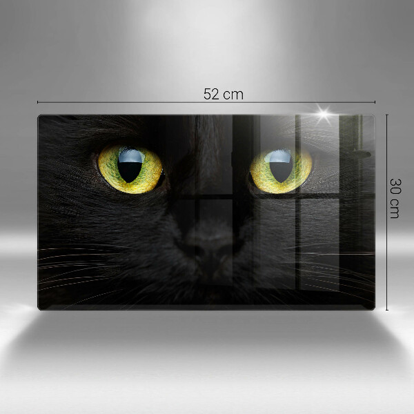 Üveg vágódeszka Állati macska szeme