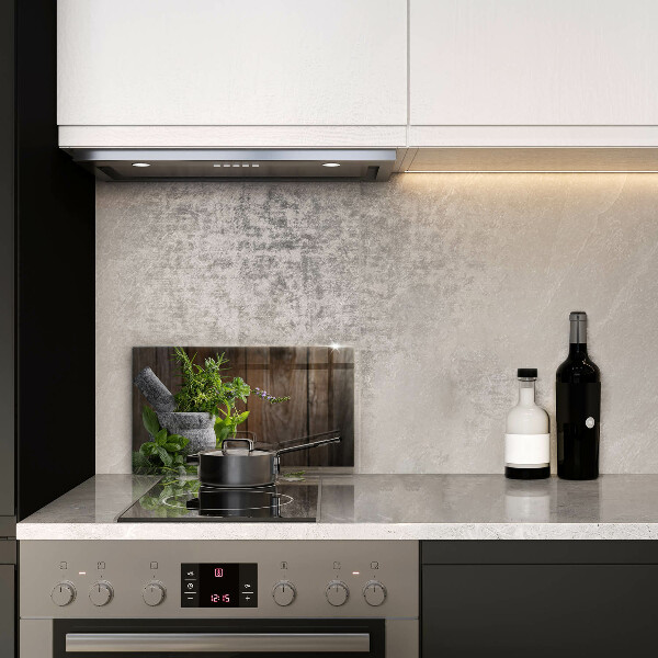 Üveg vágódeszka Gyógynövényeket és fát ültet