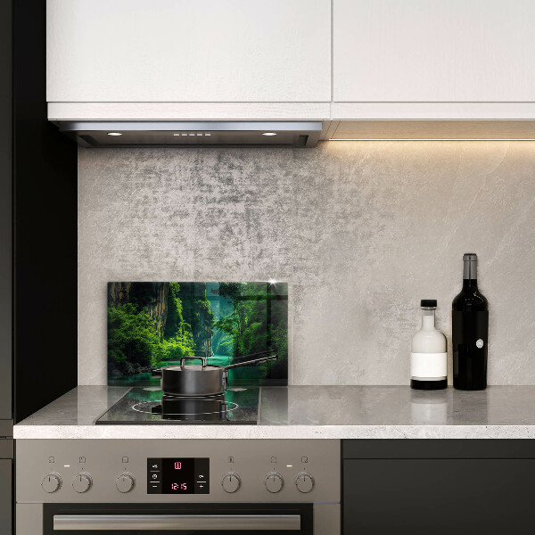 Üveg vágódeszka Lagúna táj