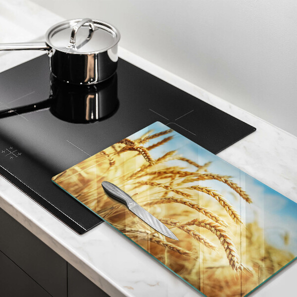 Üveg vágódeszka Kalász gabonafélék a területen