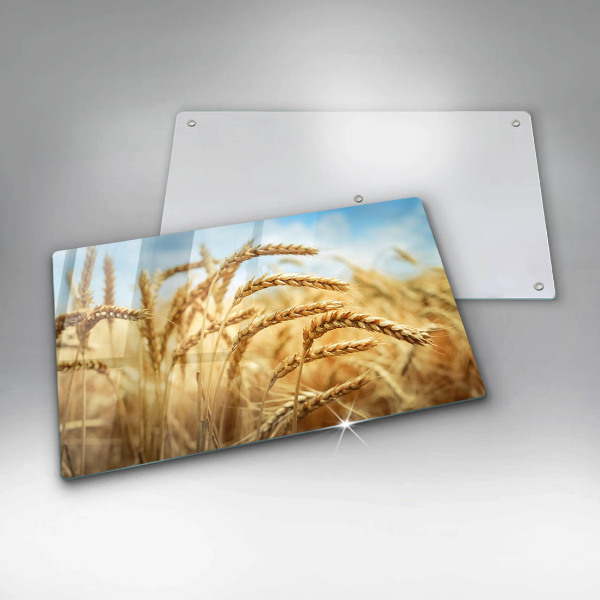 Üveg vágódeszka Kalász gabonafélék a területen