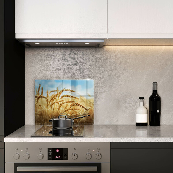 Üveg vágódeszka Kalász gabonafélék a területen