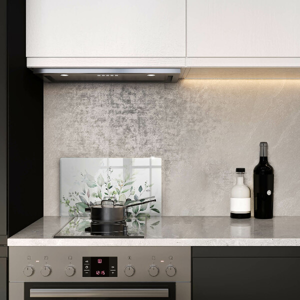 Üveg vágódeszka Akvarell növények