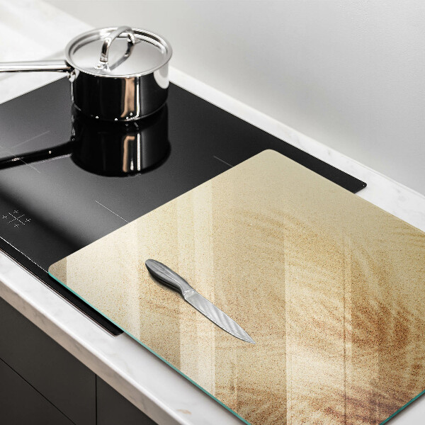 Üveg vágódeszka Tengerparti homokos nyaralás