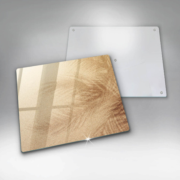 Üveg vágódeszka Tengerparti homokos nyaralás