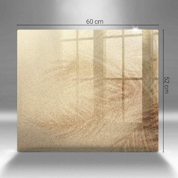 Üveg vágódeszka Tengerparti homokos nyaralás