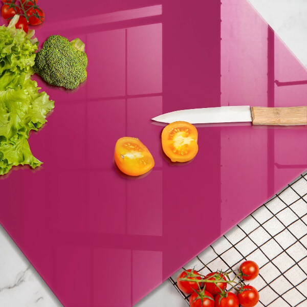 Üveg vágódeszka Rózsaszín szín