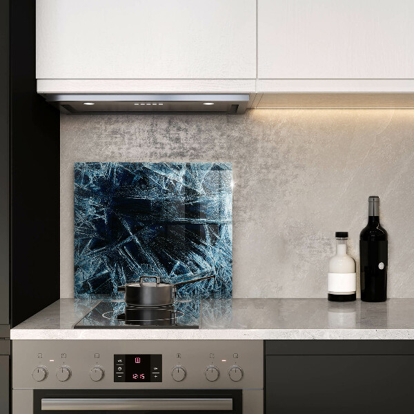 Üveg vágódeszka Éles jég szerkezete