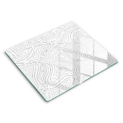 Üveg vágódeszka Absztrakt formák