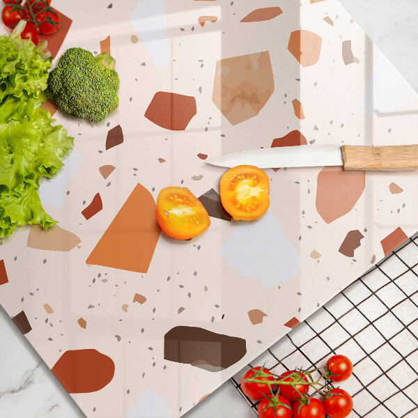 Üveg vágódeszka Dekoratív kőedény