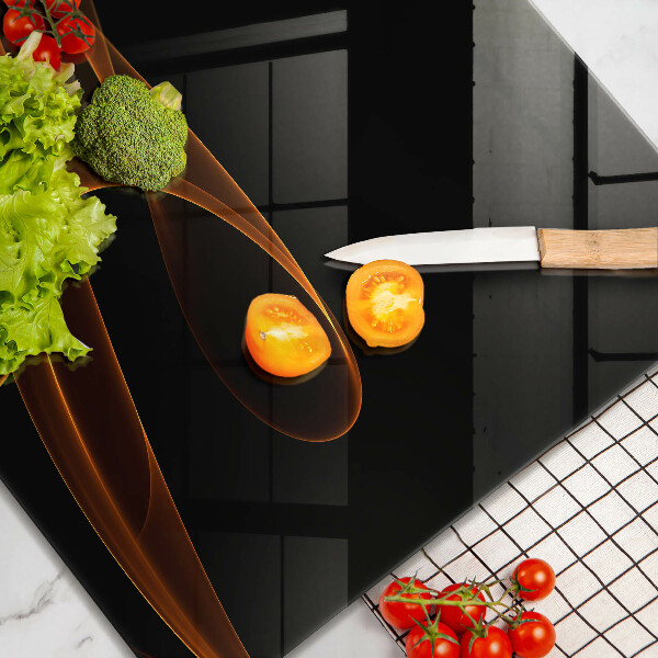 Üveg vágódeszka Absztrakt vonalak