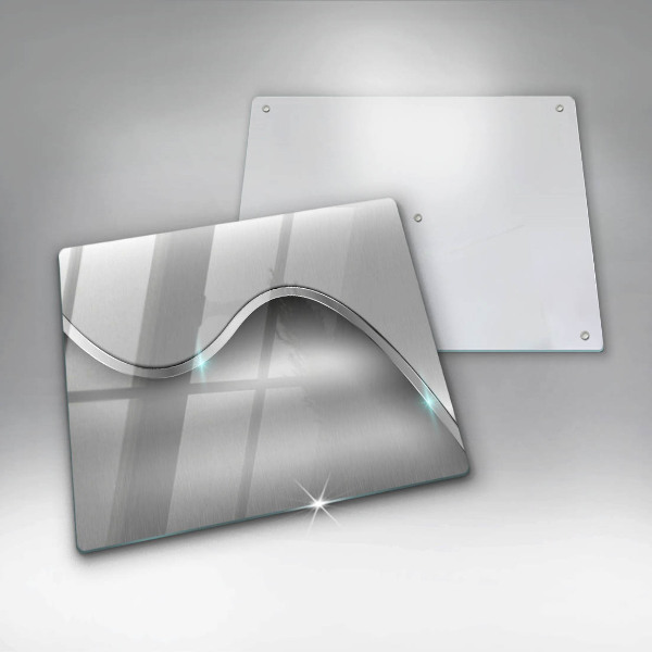 Üveg vágódeszka Fém absztrakció